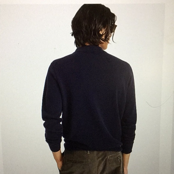 Cashmere collared sweater-polo - Picture 2 of 7